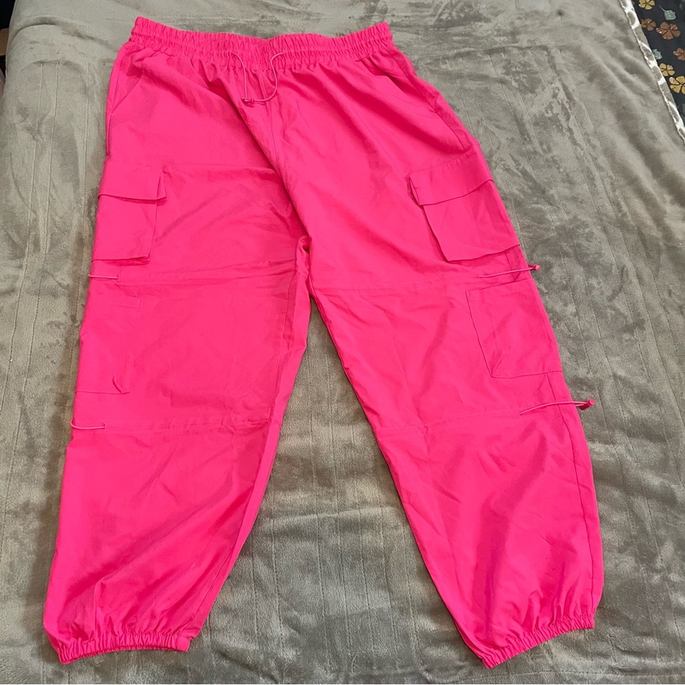 Hot pink Cargo Pants XXL